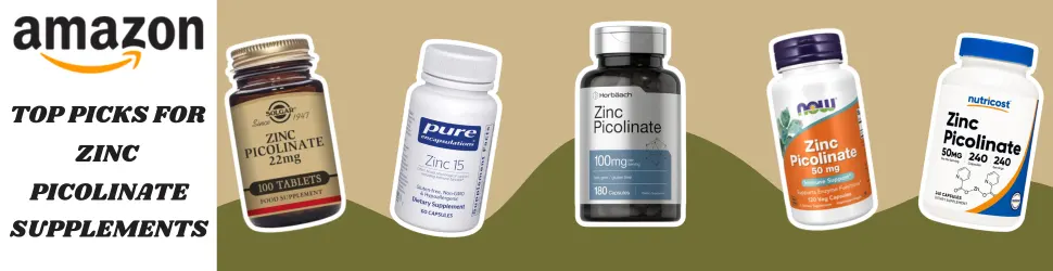 Zinc Picolinate supports brain health by enhancing cognitive function and focus—Order Now on Amazon!