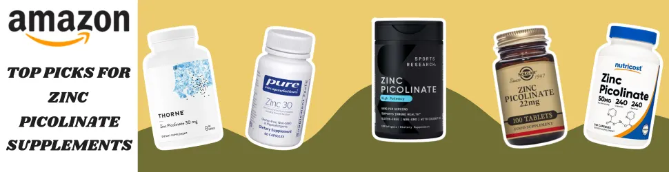 Support Collagen Production and Enhance Skin Elasticity with Zinc Picolinate Supplements—Shop Today on Amazon!