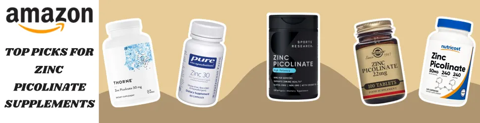 Promote Healthy Blood Pressure and Heart Function with Zinc Picolinate Supplements—Shop Today on Amazon!