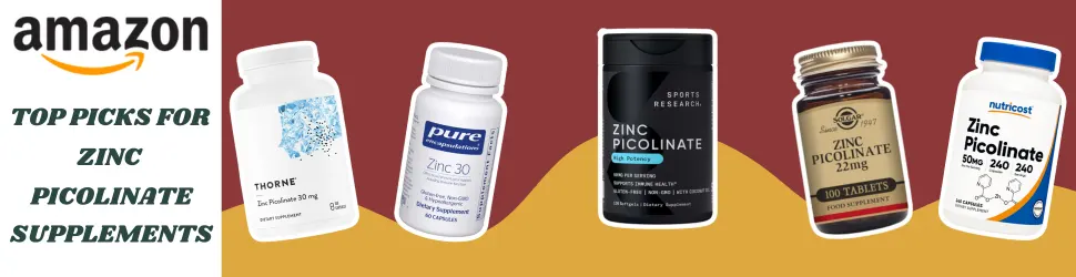 Sharpen your mind, protect your heart, and maintain healthy skin with Zinc Picolinate supplements—Order Today on Amazon!