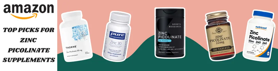 Zinc Picolinate aids in post-acne skin repair by reducing inflammation and promoting healing—Order Now on Amazon!