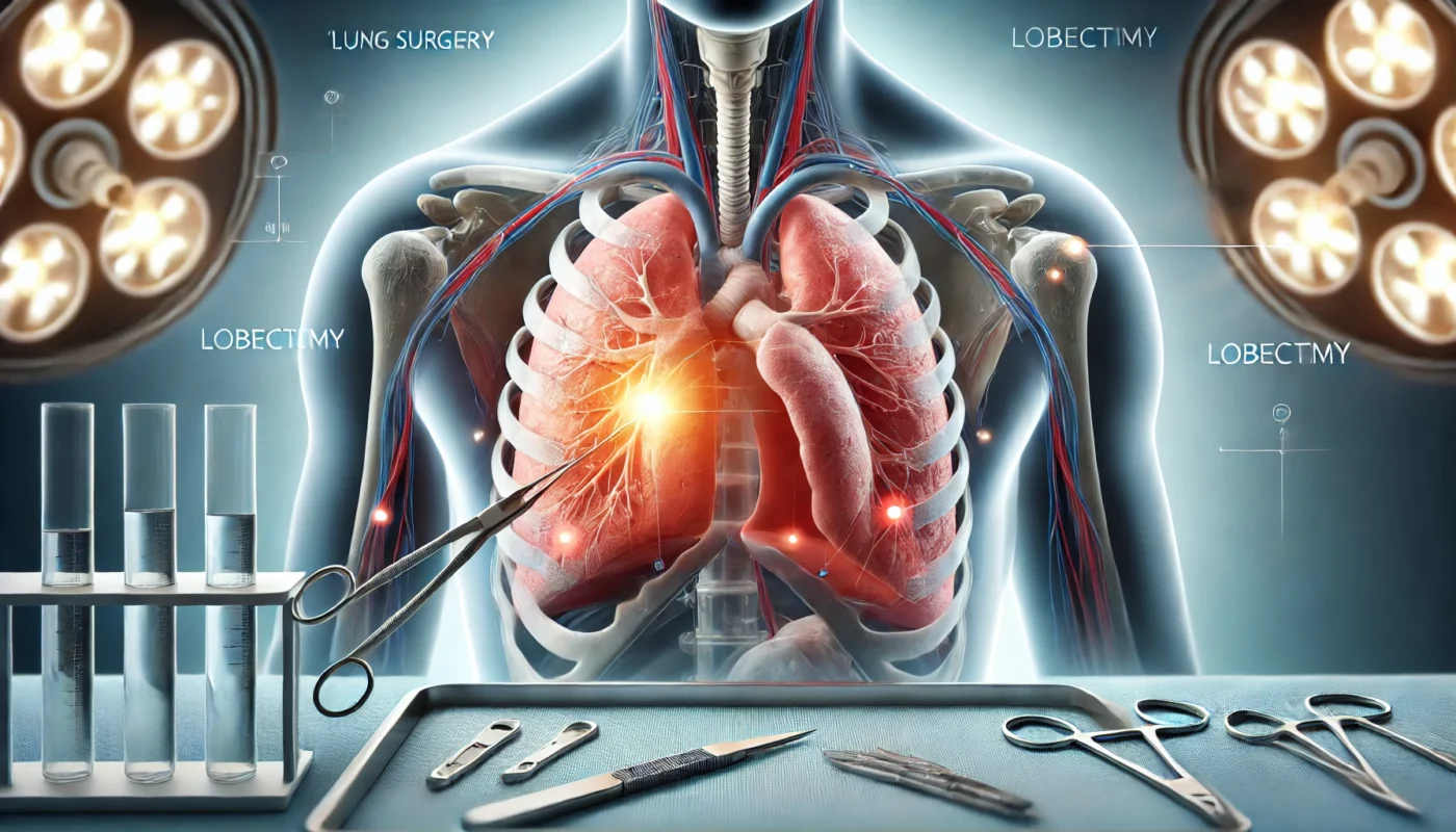 LUNG SURGERY (LOBECTOMY) Description, Healing Stages, Post-Procedure Side Effects, Care Options for Recovery, and Tips to Minimize Downtime