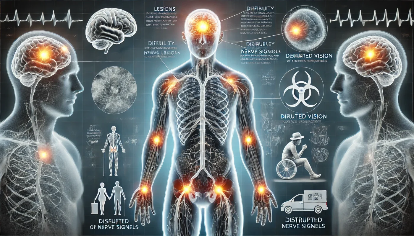 MS Lesions Affect Symptoms