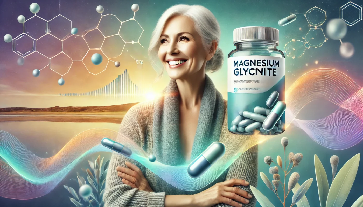 Magnesium Glycinate and Healthy Aging in Women Post-Menopause Support  