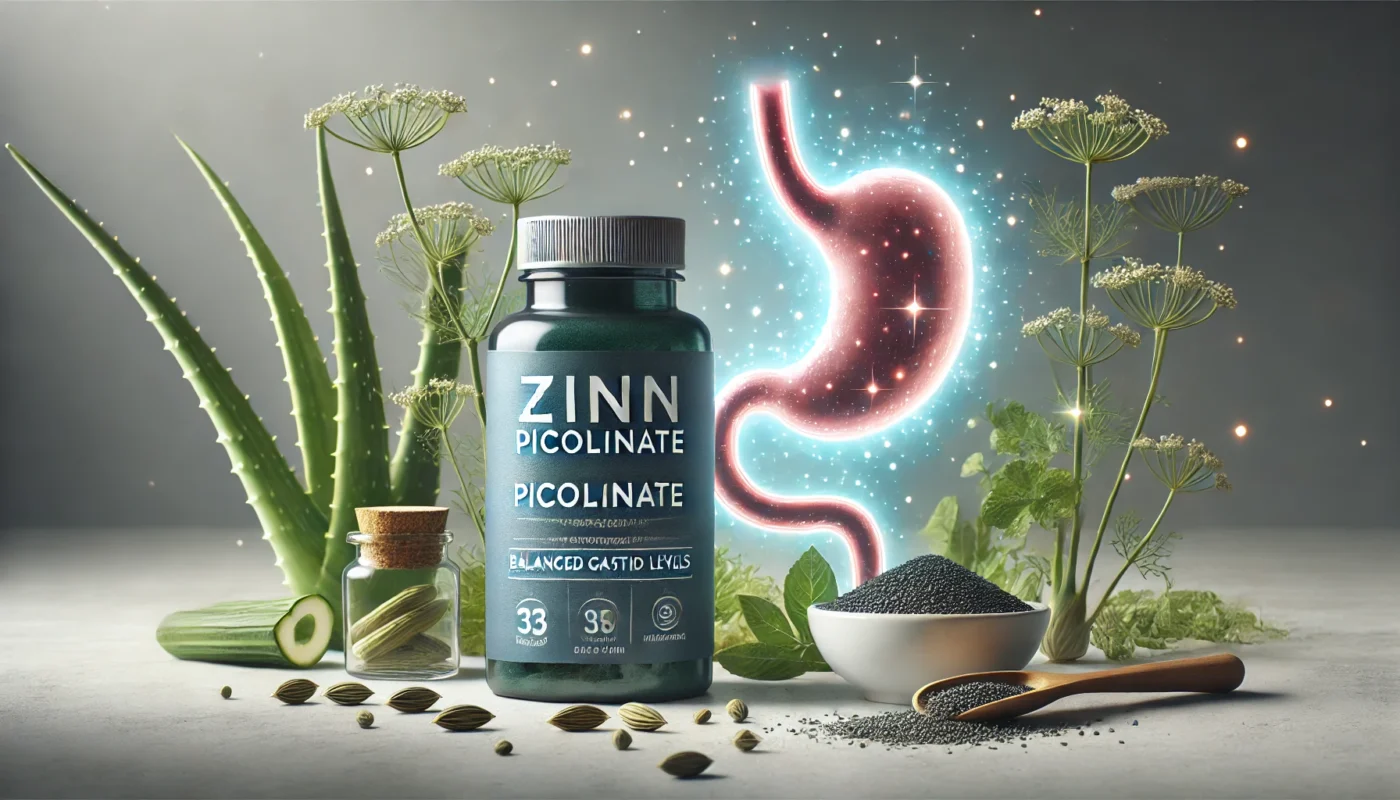  Zinc Picolinate Supports Gastric Acid Balance levels