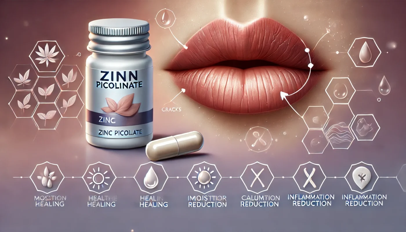 Zinc Picolinate and Lip Health Preventing Cracks and Inflammation