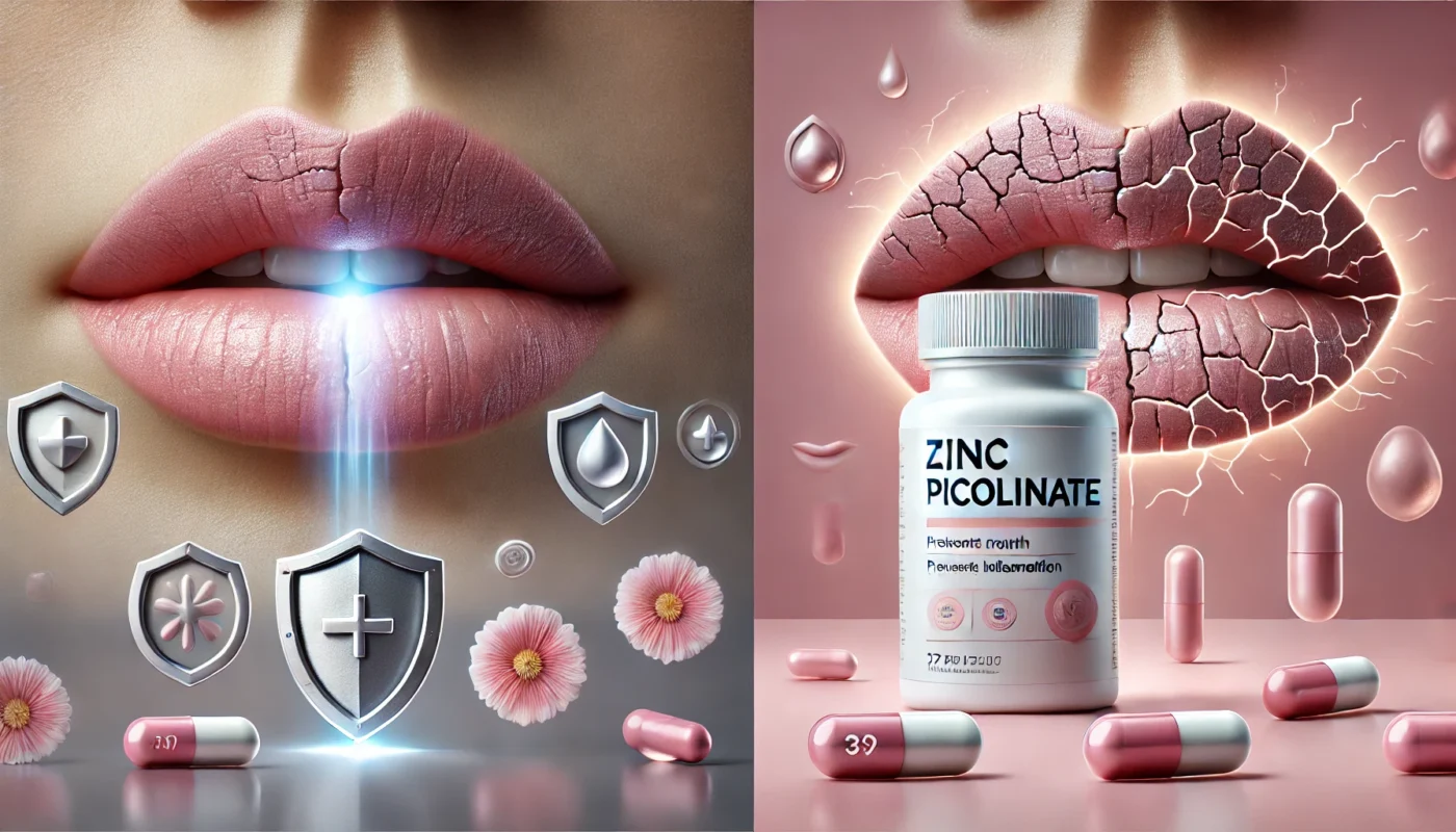 Zinc Picolinate and Lip Health Preventing Cracks and Inflammation