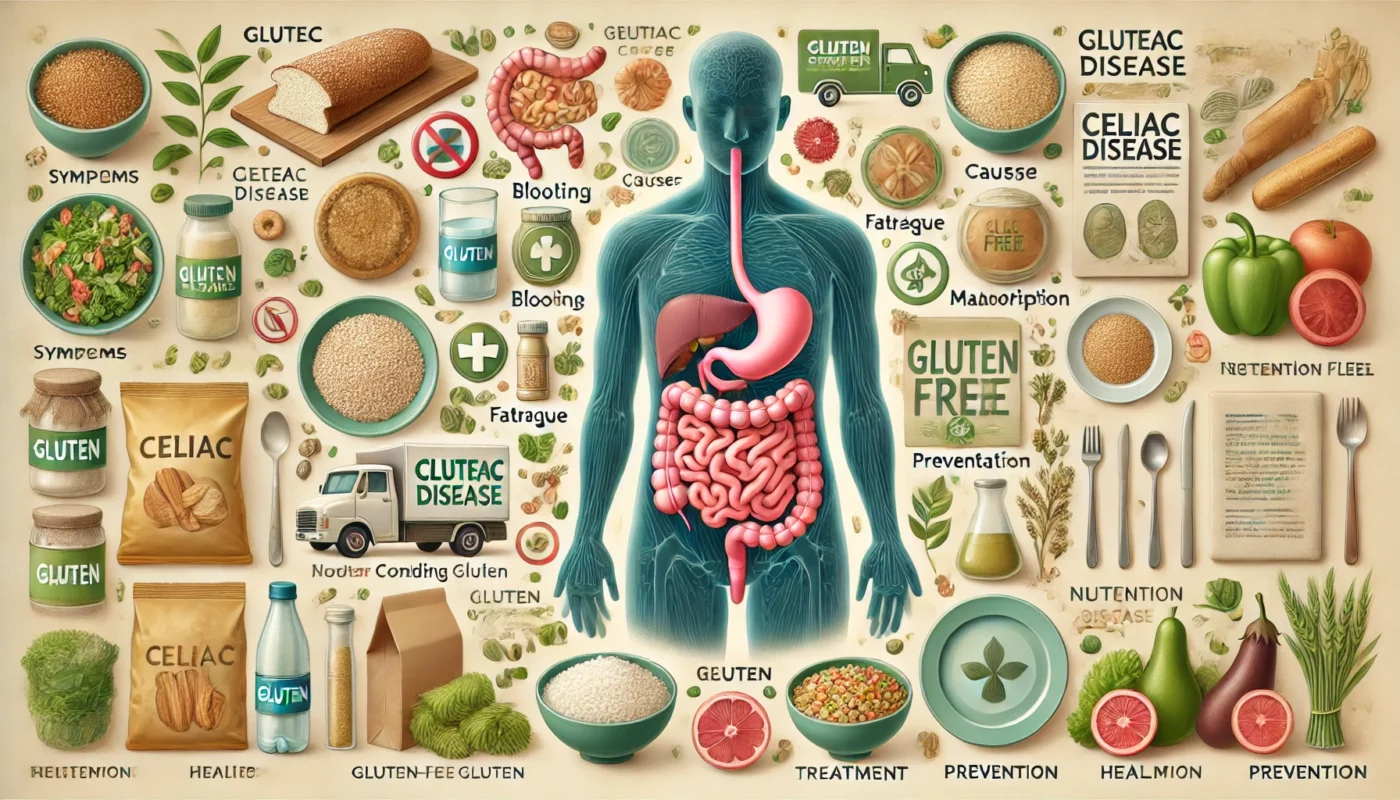 CELIAC DISEASE Description, Symptoms, Causes, Treatment Options, Healing, and Steps for Possible Prevention