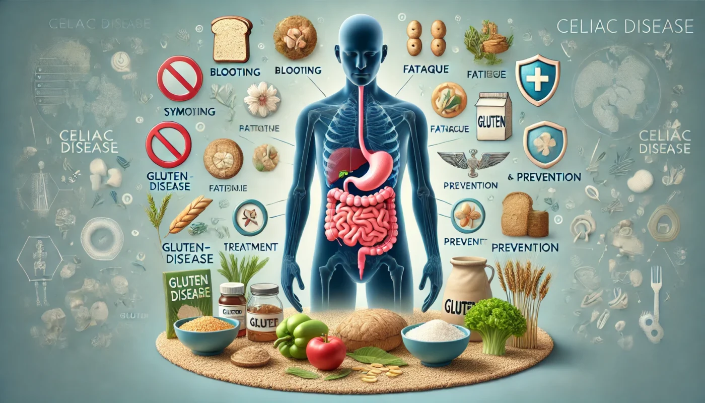 CELIAC DISEASE Description, Symptoms, Causes, Treatment Options, Healing, and Steps for Possible Prevention