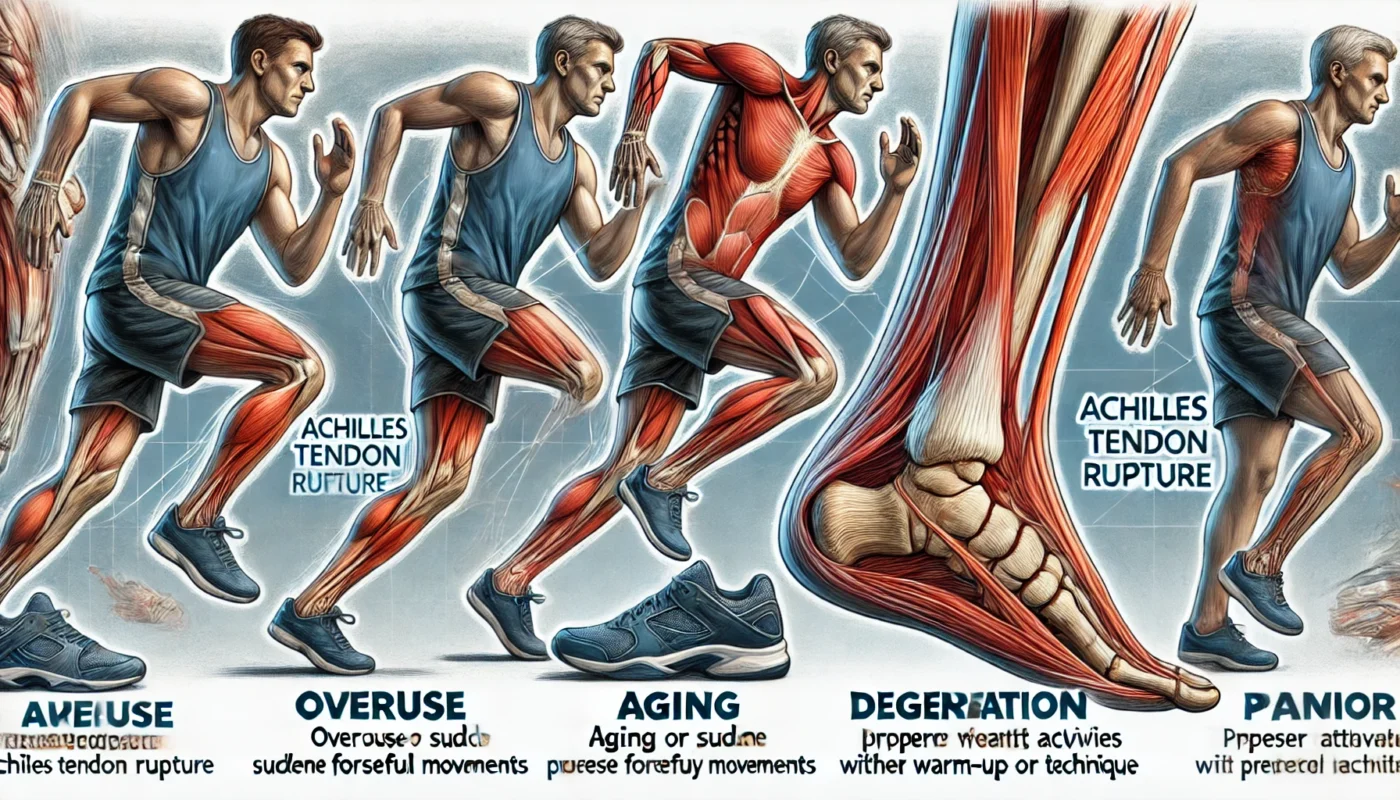 Causes of Achilles Tendon Rupture