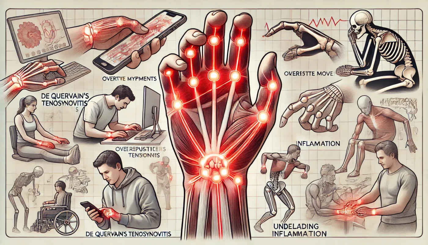 Causes of De Quervain's Tenosynovitis