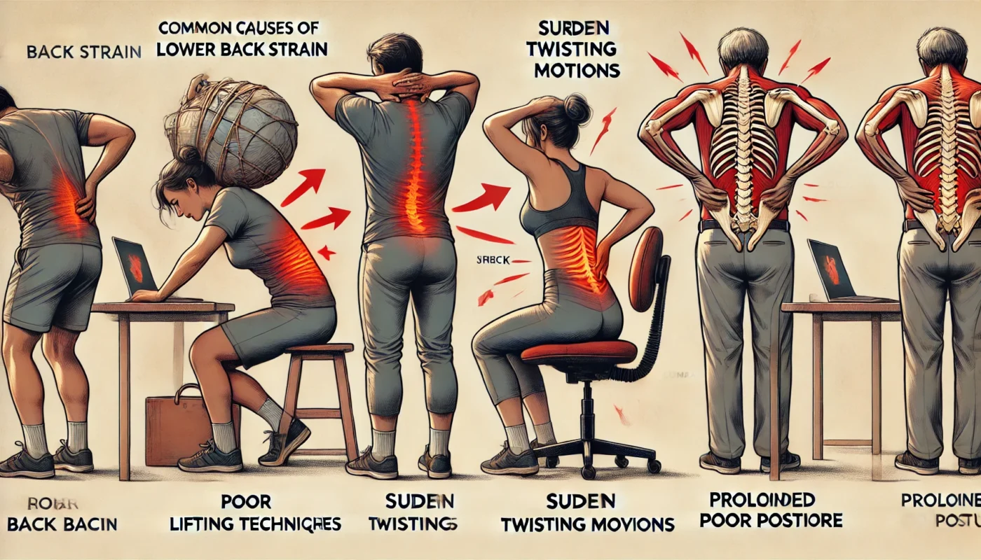 Causes of Lower Back Strain