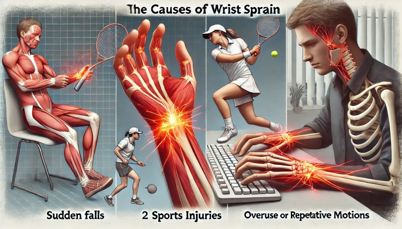 Causes of Wrist Sprains