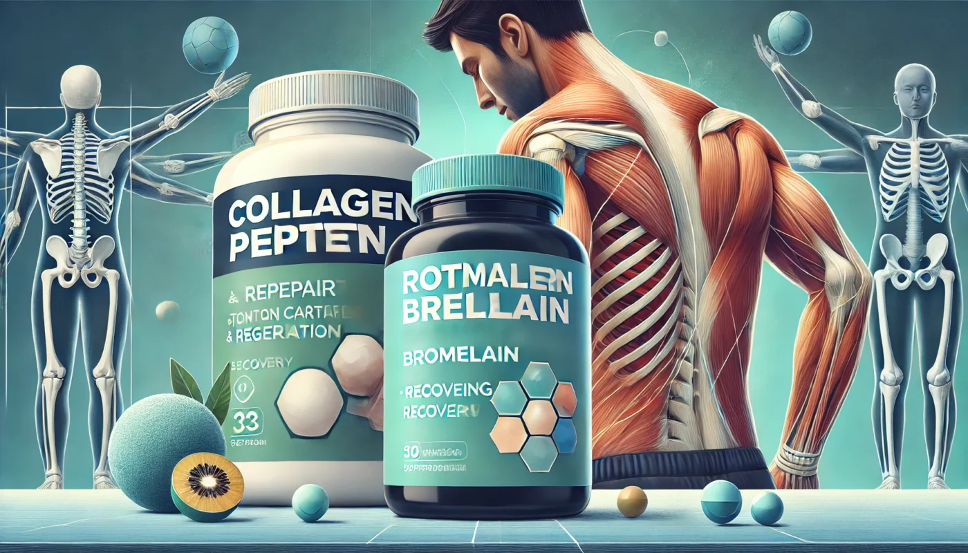 Collagen Peptide and Bromelain supplements for recovery from rotator cuff surgery. 