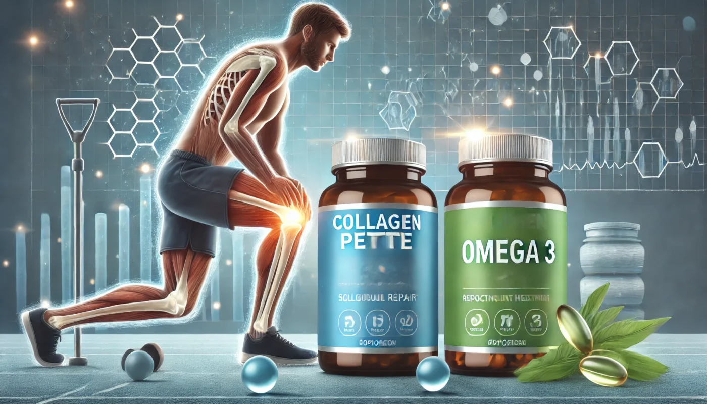 Collagen Peptide and Omega 3 supplements for recovery from an anterior cruciate ligament (ACL) injury. 