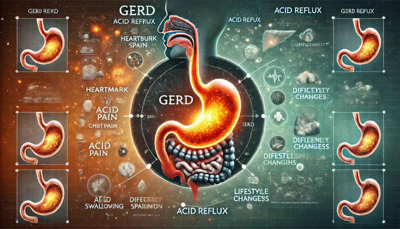 GERD (ACID REFLUX) Description, Symptoms, Causes, Treatment Options, Healing, and Steps for Possible Prevention