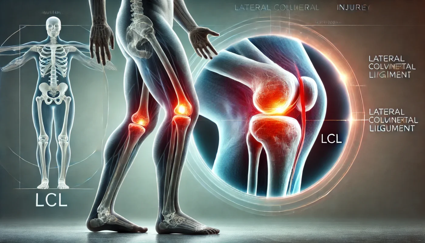 LCL (Lateral Collateral Ligament) injury.