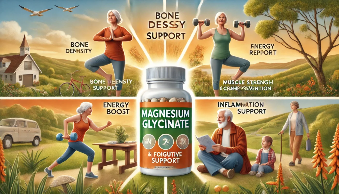 Magnesium Glycinate for Healthy Aging Maintaining Mobility and Energy