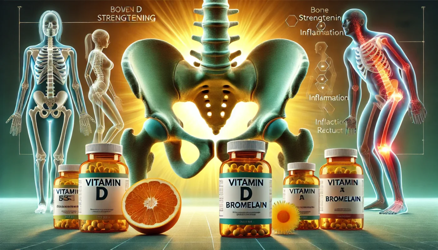 Nutritional Supplementation vitamin d and bromelain for Pelvic Fracture Relief  