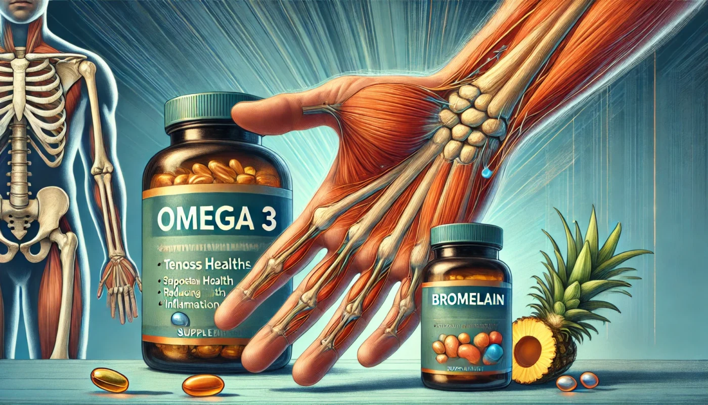 Omega 3 and Bromelain supplements for recovery from De Quervain's Tenosynovitis.