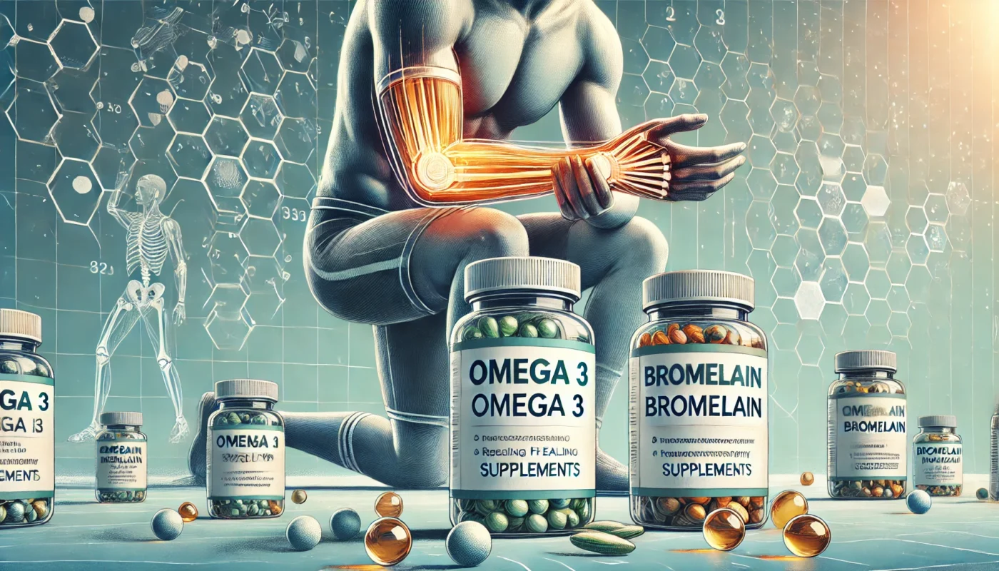 Omega 3 and Bromelain supplements for recovery from Tennis Elbow (Lateral Epicondylitis). 