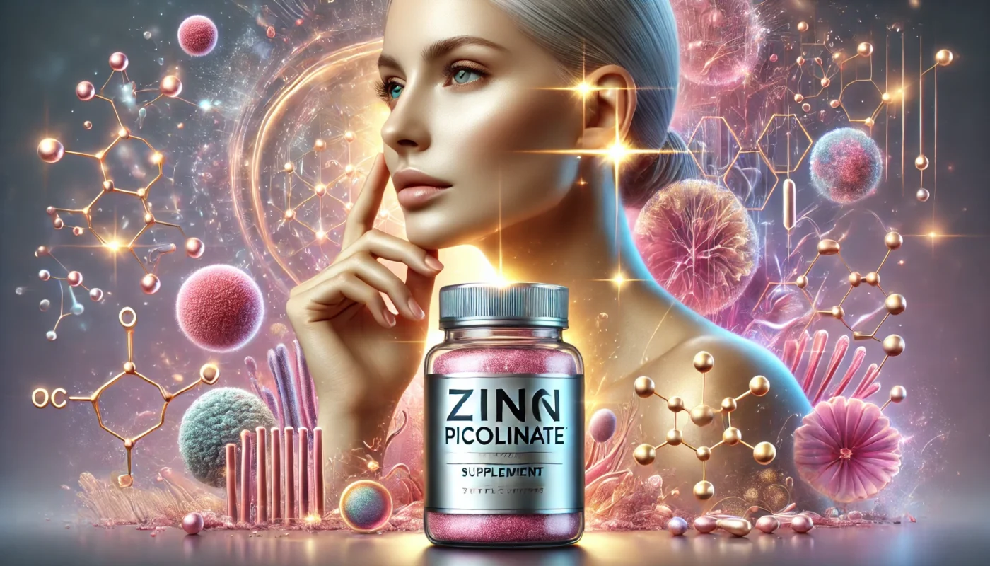 Zinc Picolinate supplements and their role in anti-aging skin care. 