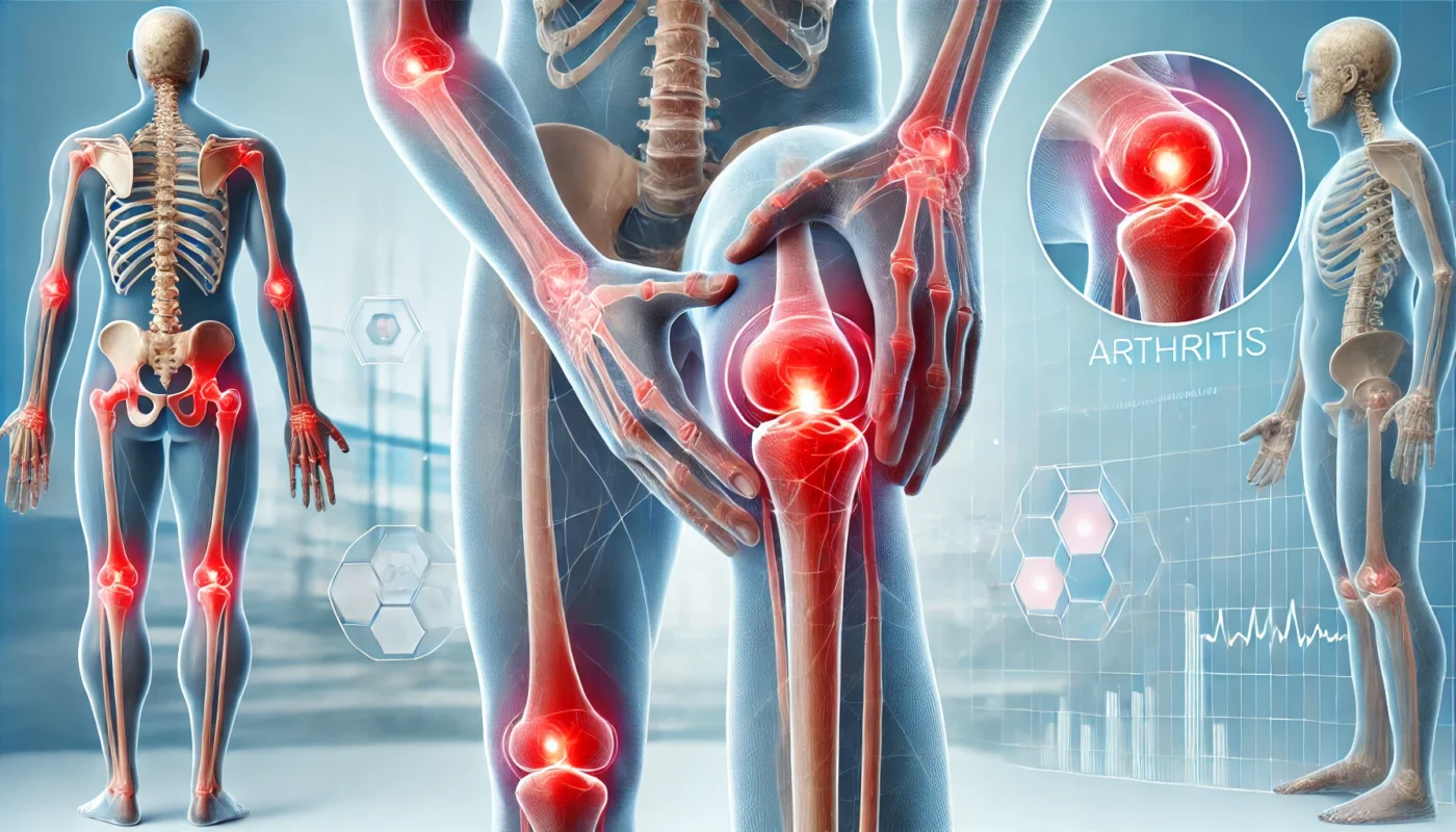 medical illustration depicting arthritis.