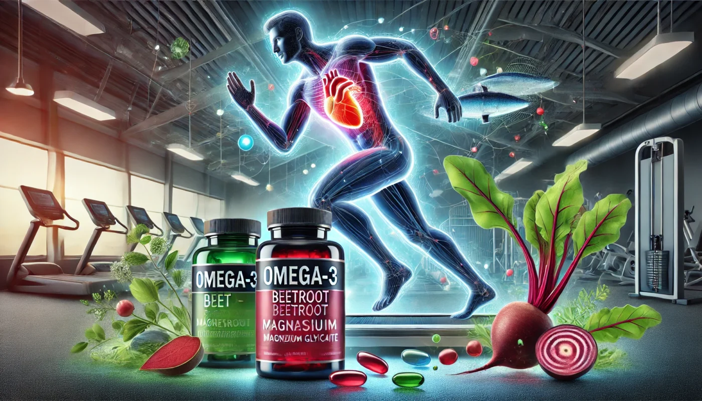 omega 3, magnesium glycinate and beetroot supplements for managing hypertension 