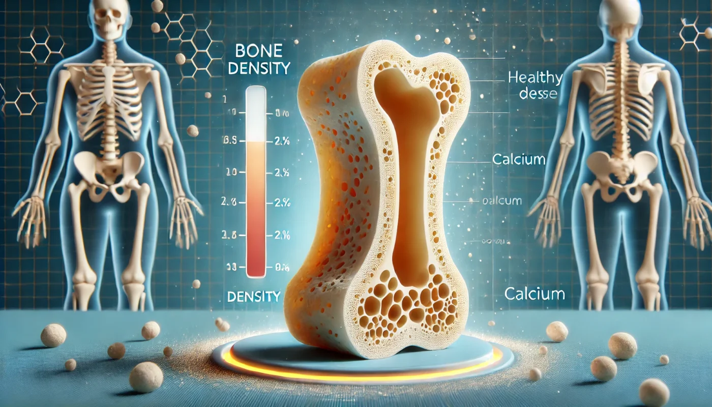 representing bone density.