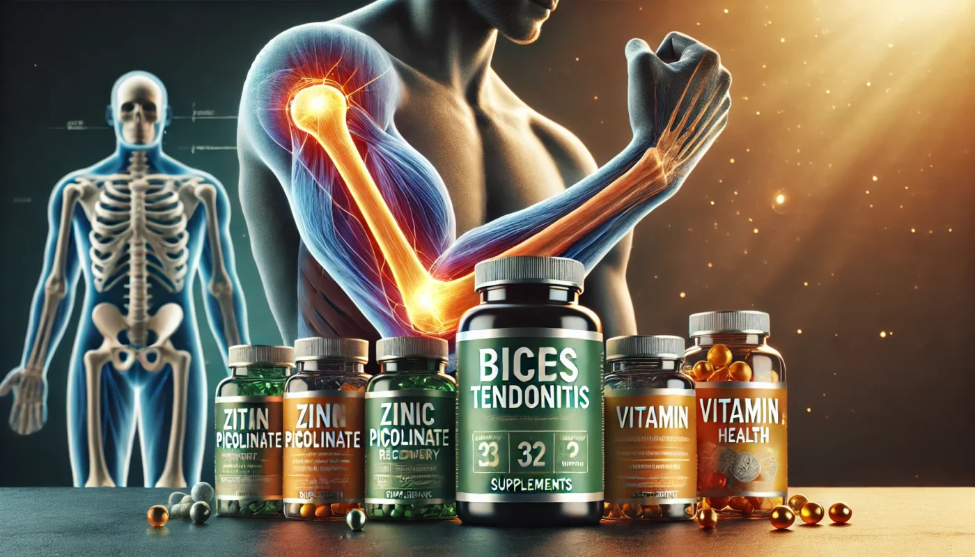 supplements for biceps tendonitis recovery_ Zinc Picolinate and Vitamin E. 