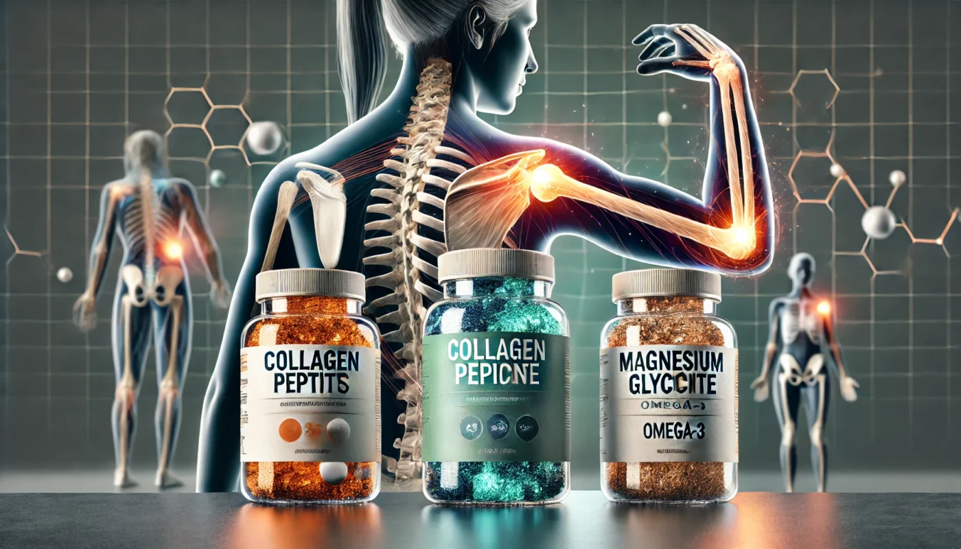 supplements for rotator cuff impingement recovery_ Collagen Peptides, Magnesium Glycinate, and Omega-3.  