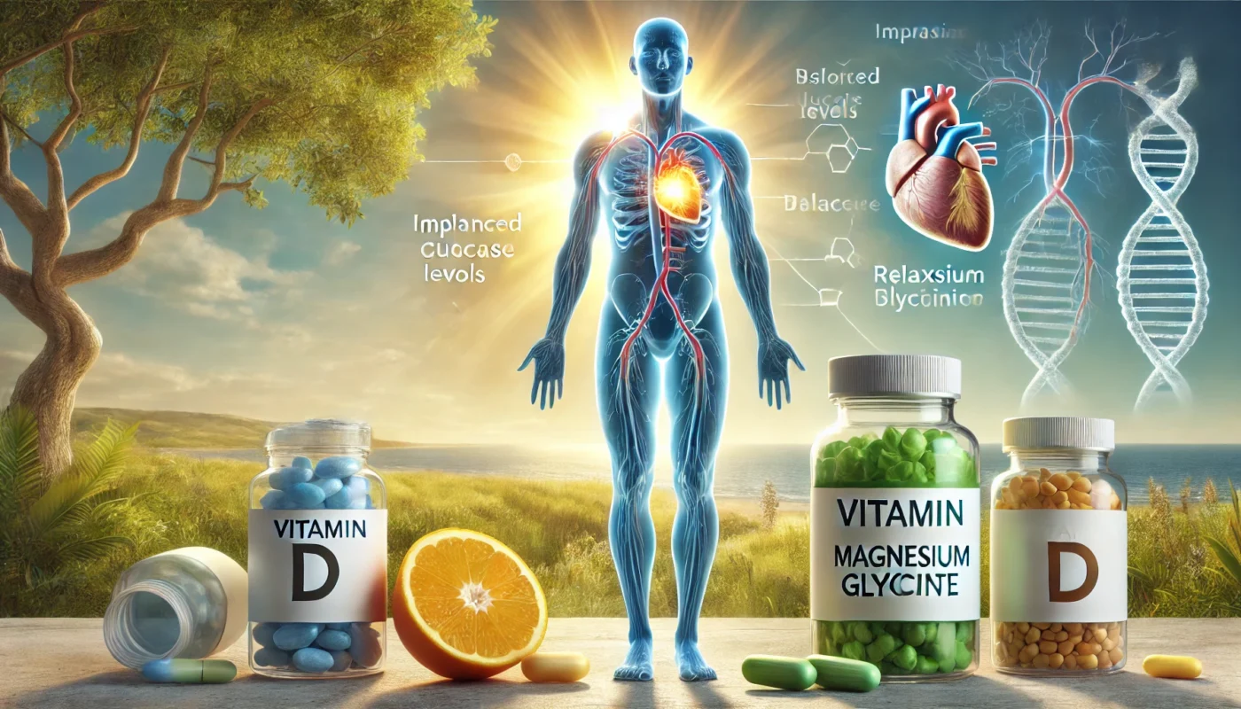 vitamin d and magnesium glycinate for healthier cardiovascular and metabolic system