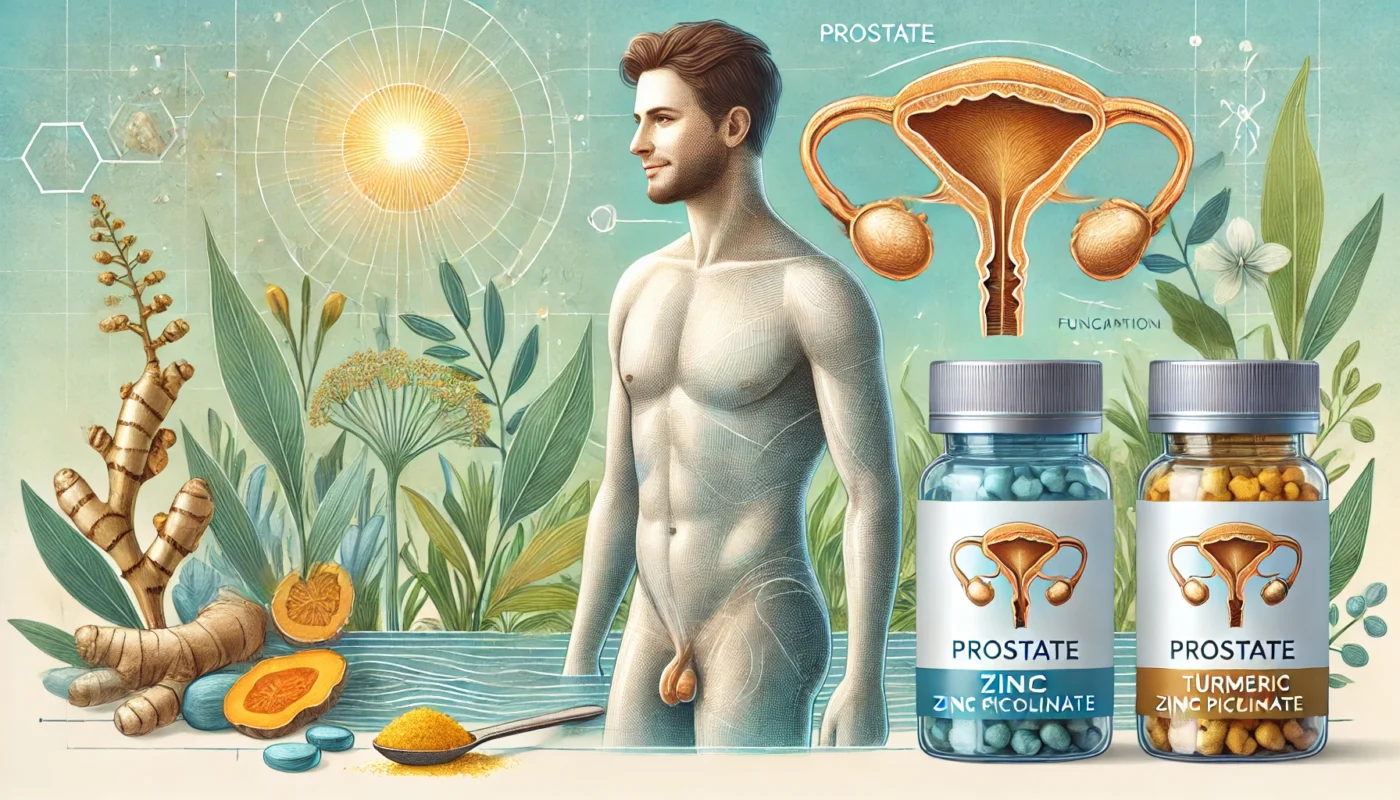 zinc and turmeric supplements for healthy prostate health